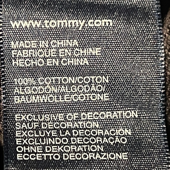 Tommy Hilfiger Sweater L Navy Blue Lon - Picture 8 of 12